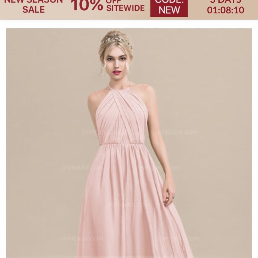 Bridesmaid dress. JJ’s house